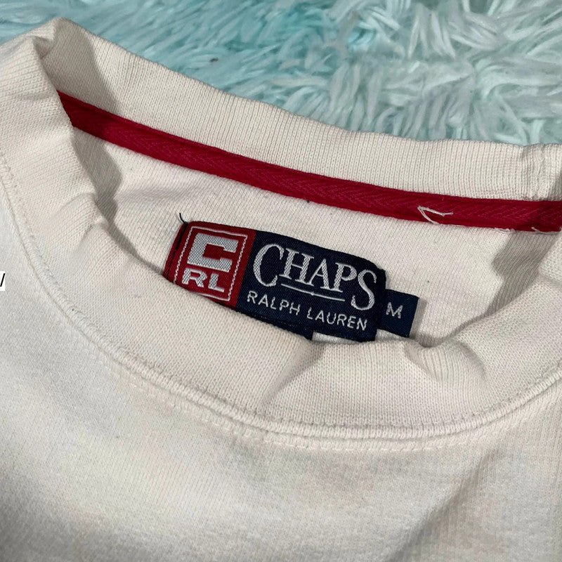 Vintage 90s Whitw Chaps Ralph Lauren Sweatshirt - Medium