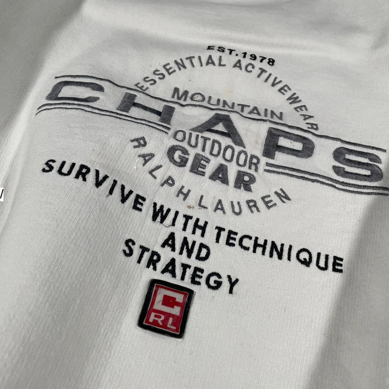 Vintage 90s Whitw Chaps Ralph Lauren Sweatshirt - Medium