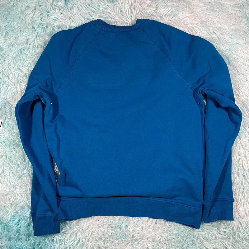 Blue Lacoste Sweatshirt Spellout - Medium