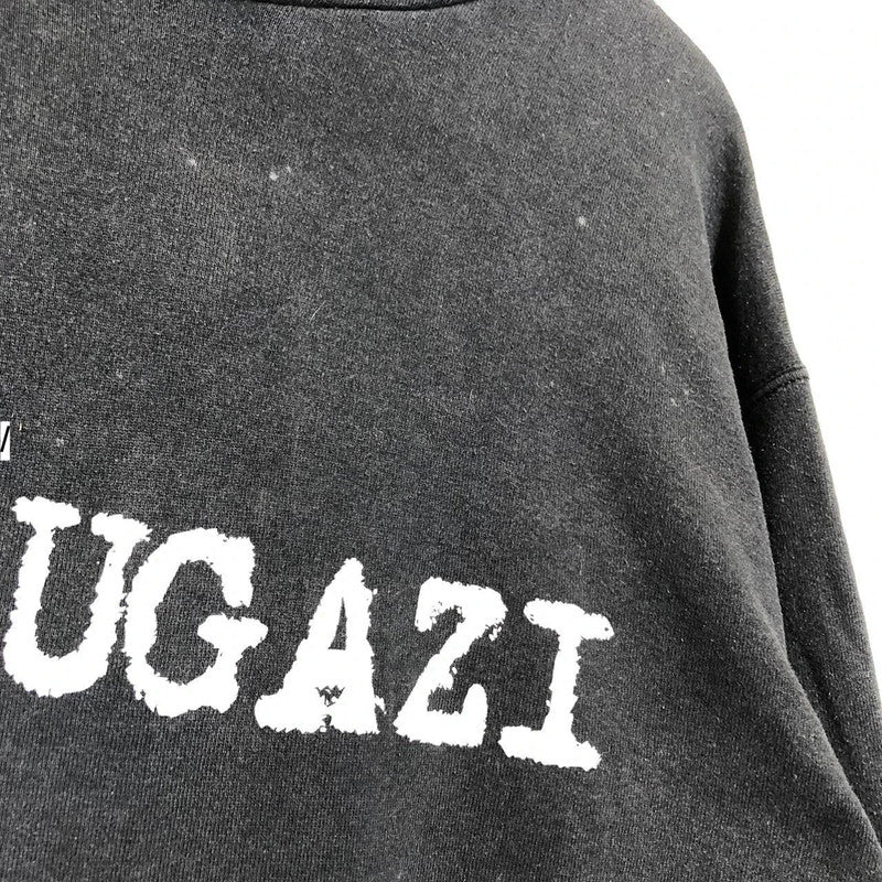 Vintage 90s Black Fugazi Band Hoodie Screen Stars - XL