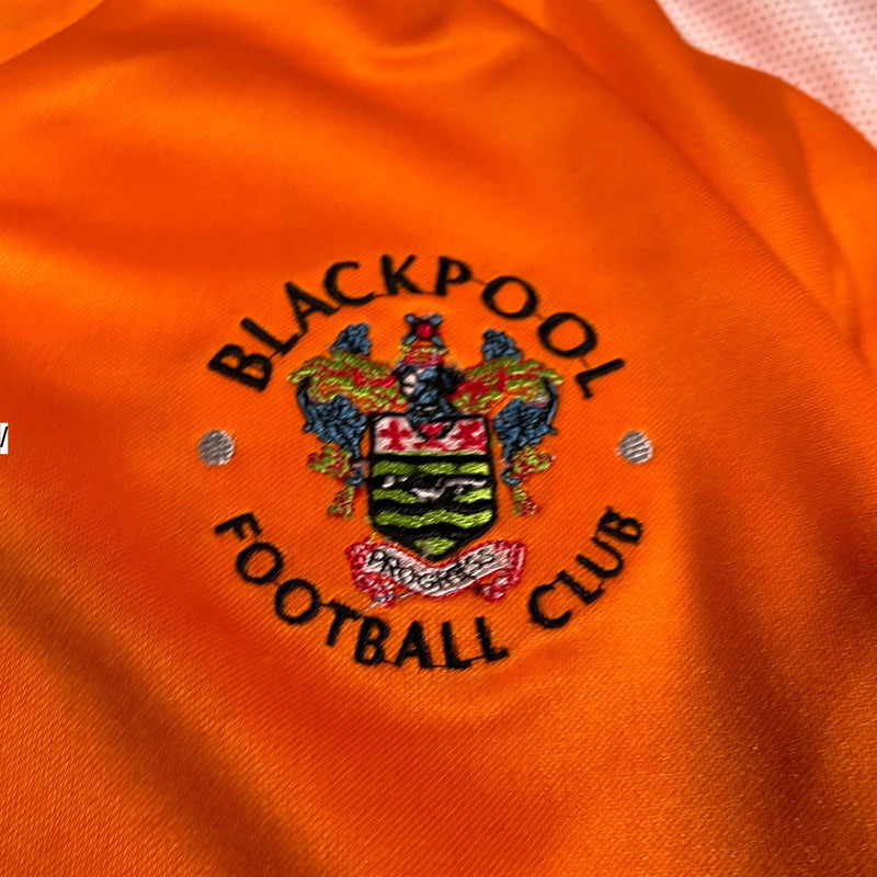 Vintage 2005-07 Blackpool Shirt Uhlsport - Large