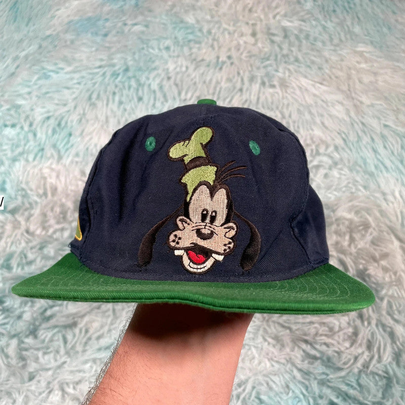 Vintage 90s Navy Disney Goofy Cap