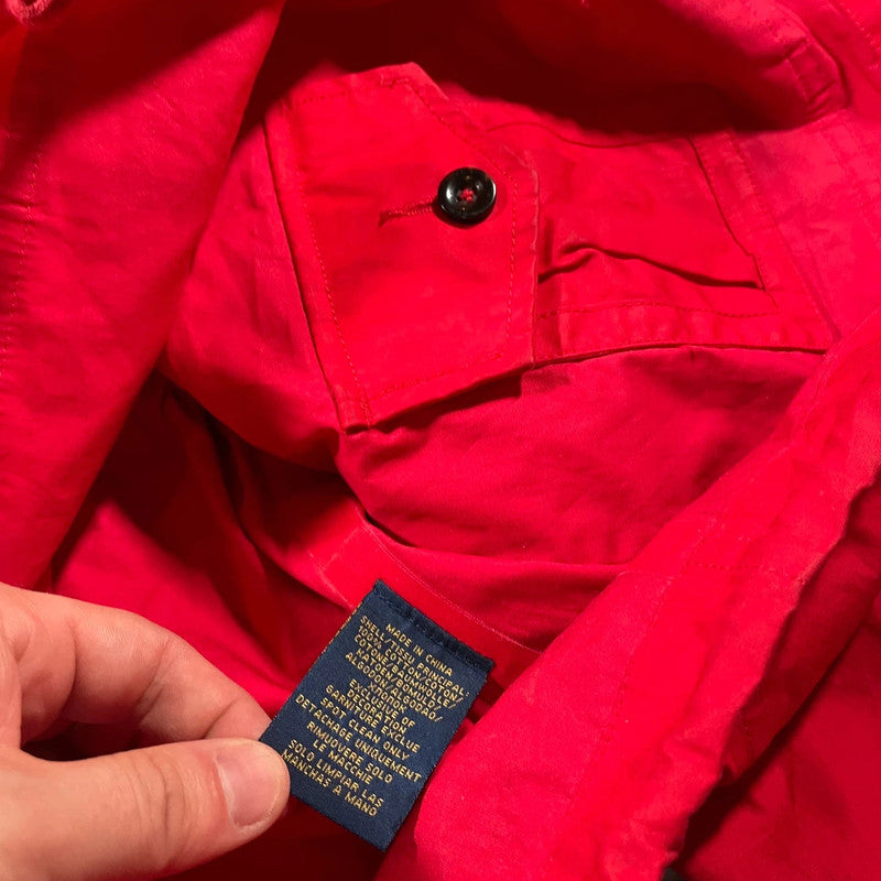 Red Polo Ralph Lauren Sailing Jacket - Medium