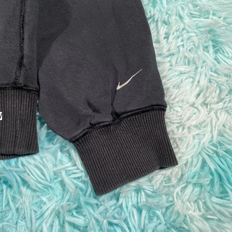 Vintage Dark Navy Nike Sweatshirt Spellout Logo - Small