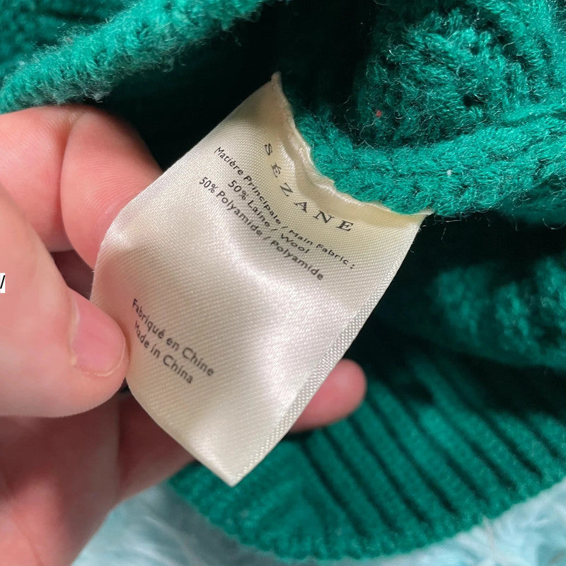 Green Le Maille Sezane Knitted Jumper - Small