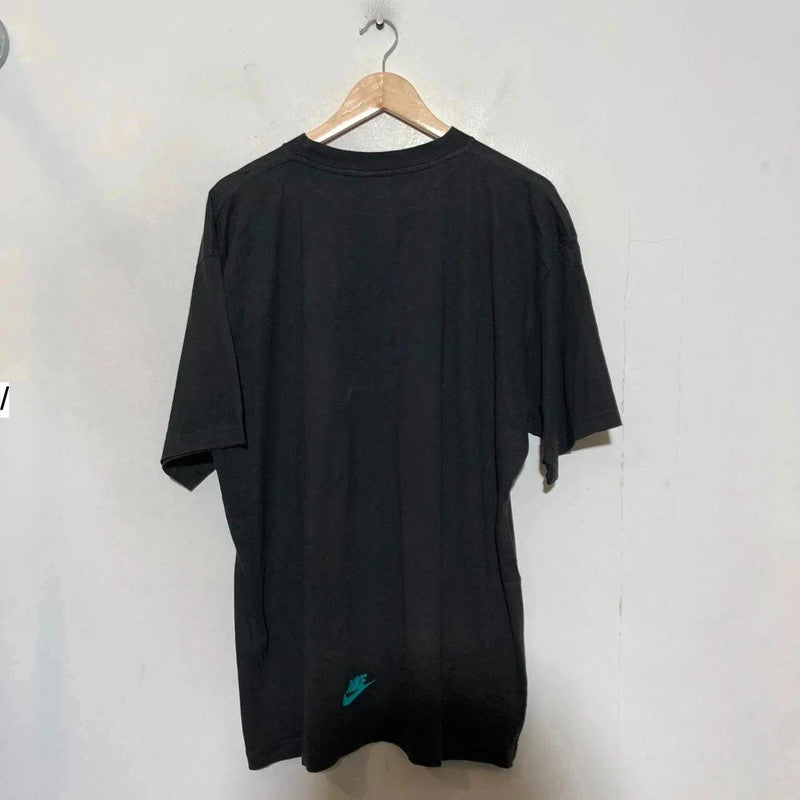 Vintage 90s Black Nike Force Baggy T Shirt - XL