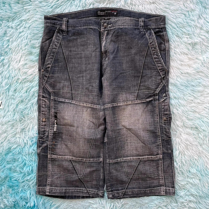 Vintage 00s Jean Shorts Denim Jorts - 38W