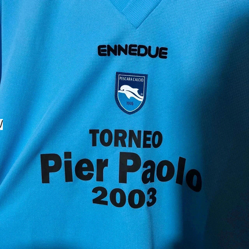Vintage Pescara Football Shirt 2003 Training Top Ennedue - XL