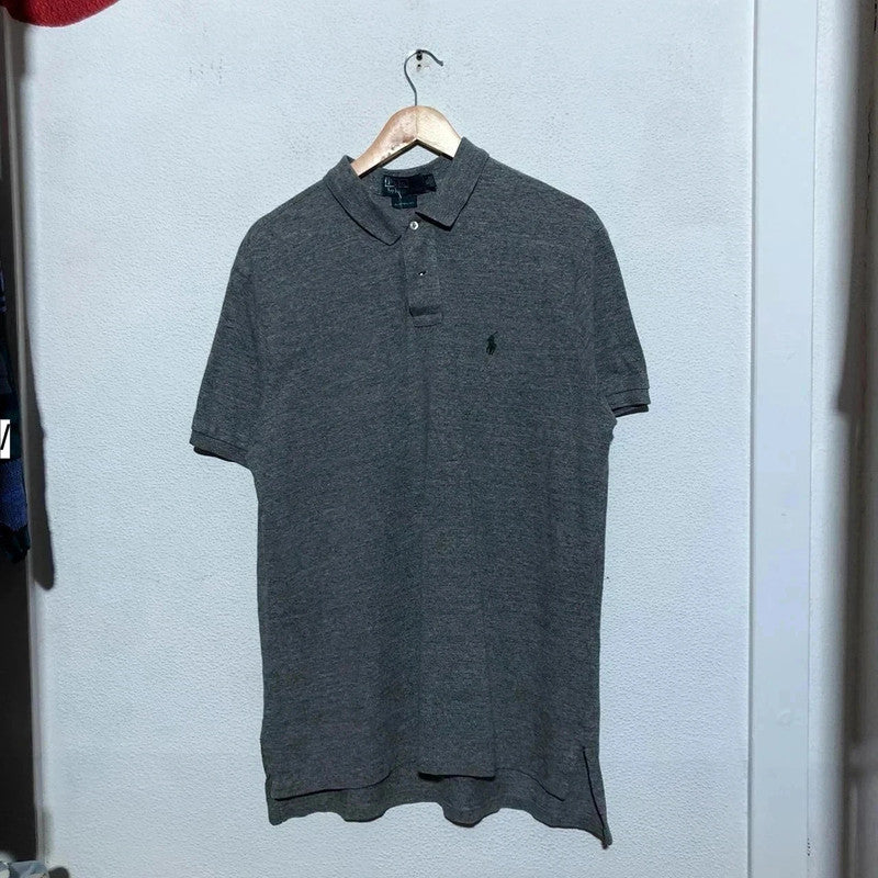 Vintage Grey Polo Ralph Lauren Polo Shirt - XL