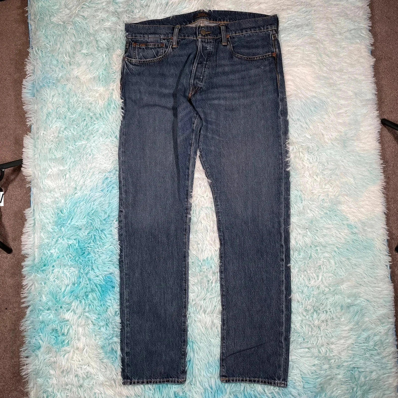 Blue Polo Ralph Lauren Jeans Slim Fit - 33W 32L