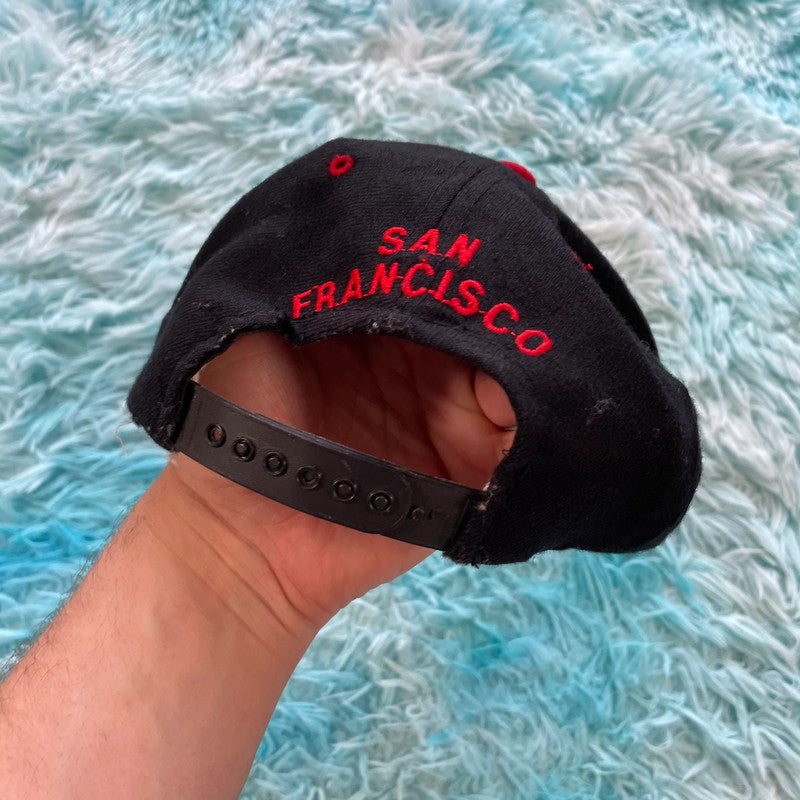 Vintage Black San Francisco 49ers Cap