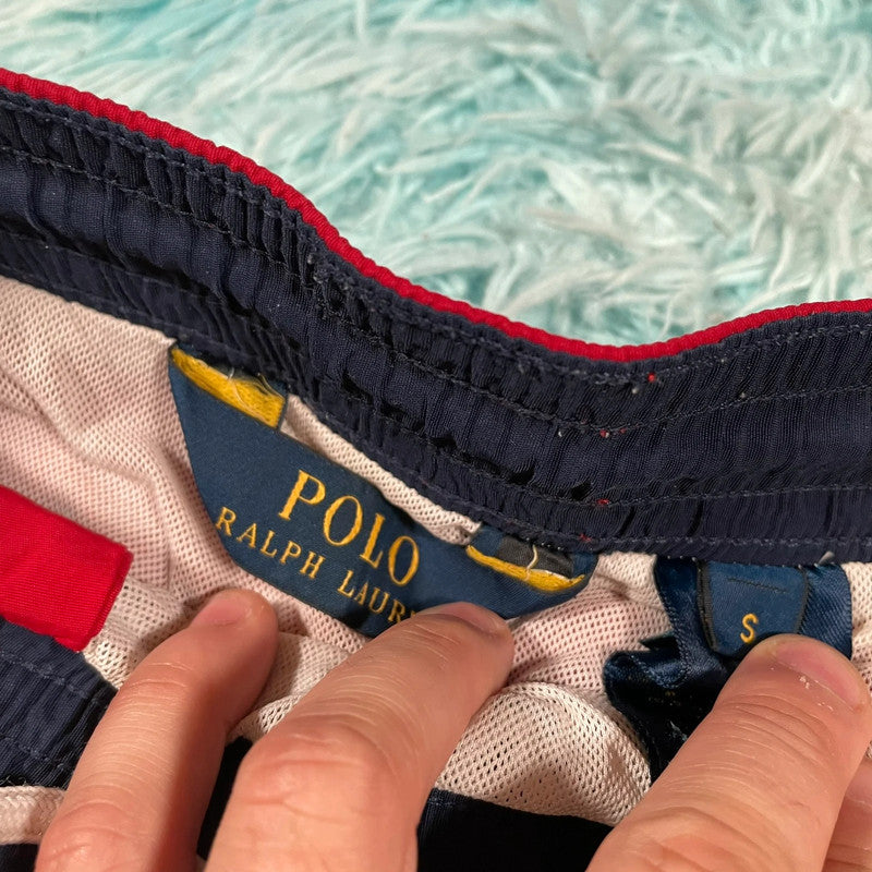 Red Polo Ralph Lauren Swim Shorts - Small