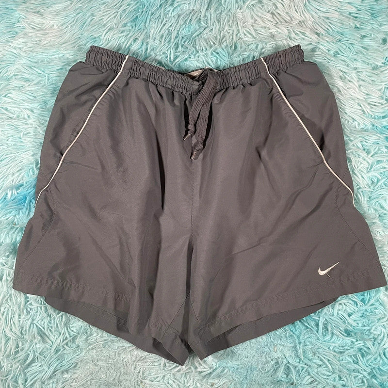 Vintage 00s Grey Nike Running Shorts - Large