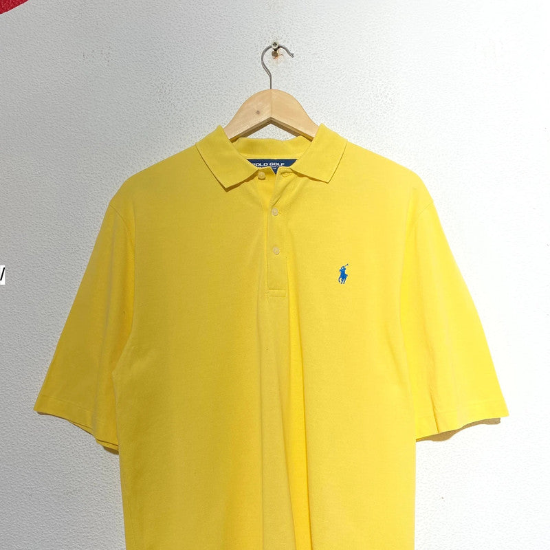 Vintage Yellow Polo Golf Ralph Lauren Polo Shirt - Medium