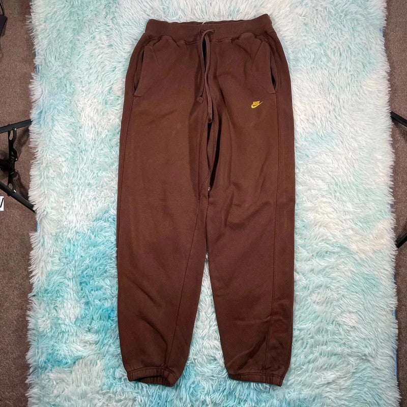 Vintage 00s Brown Nike Joggers Baggy - Small