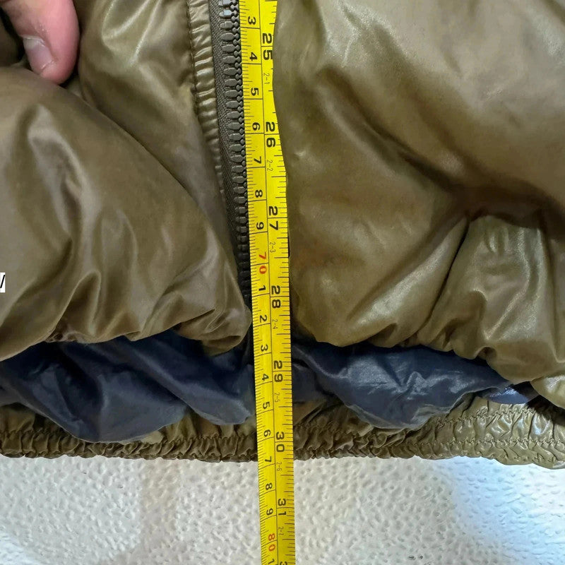 Khaki Duvetica Puffer Jacket Goose Down - Large