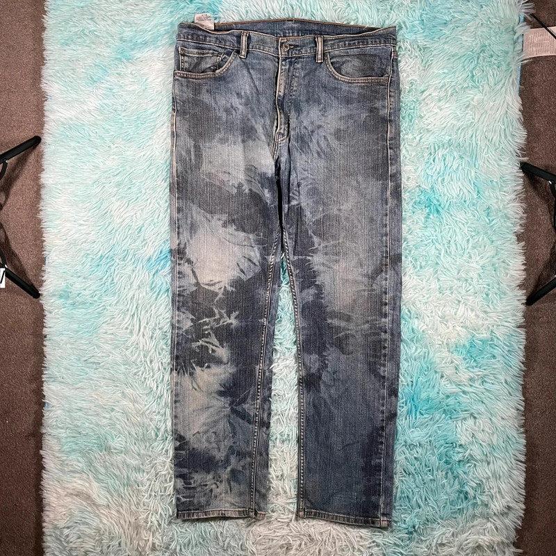 Vintage Levi’s 505 Jeans Straight Leg Bleach Dyed - 36W 32L