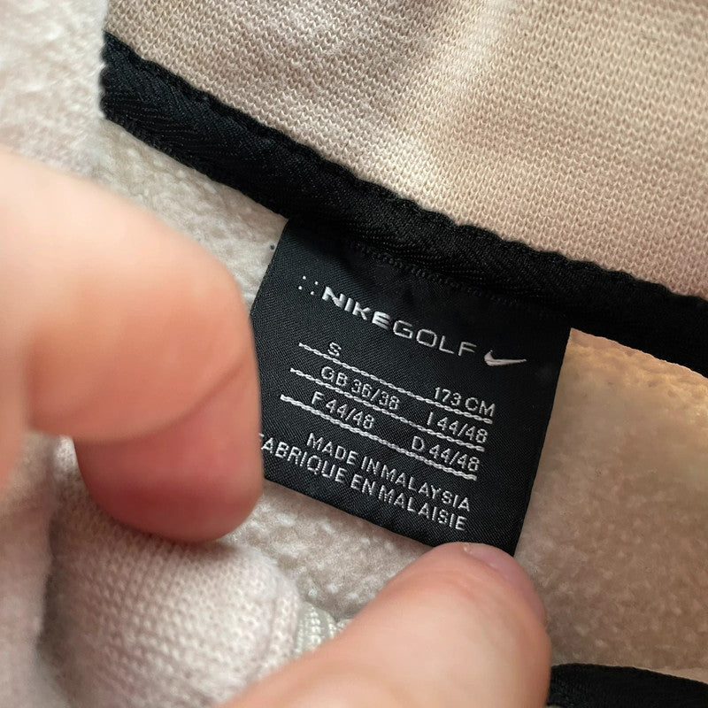 Beige Nike Golf 1/4 Zip Sweatshirt - Small