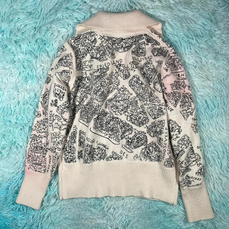 Vintage Christian Dior Alpine Knitted Jumper - Large