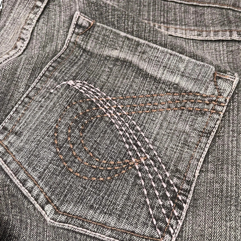 Vintage Y2K Grey Jeans Low Waist - Size 8