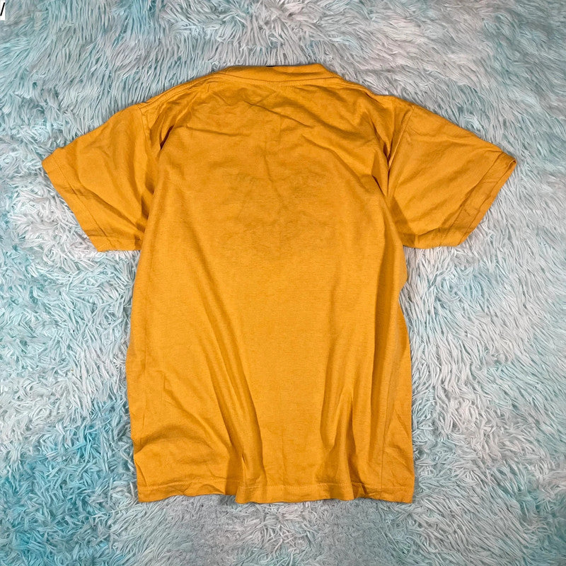 Vintage Yellow Jamaica Embroidered T Shirt - Small