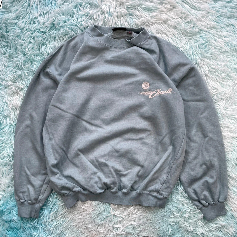 Vintage 90s Baby Blue O’Neill Graphic Sweatshirt - Small
