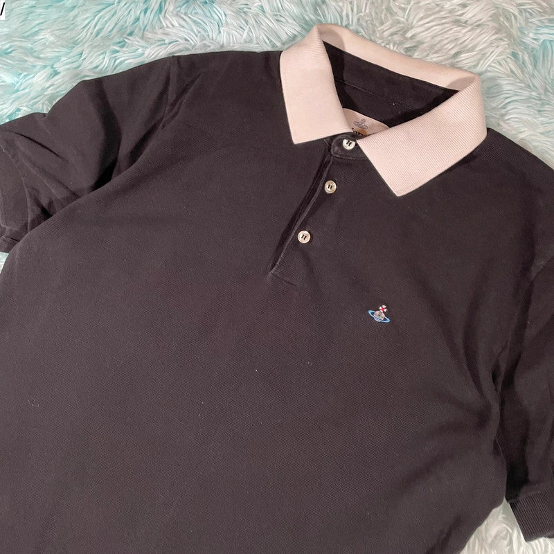 Black Vivienne Westwood Polo Shirt - XL