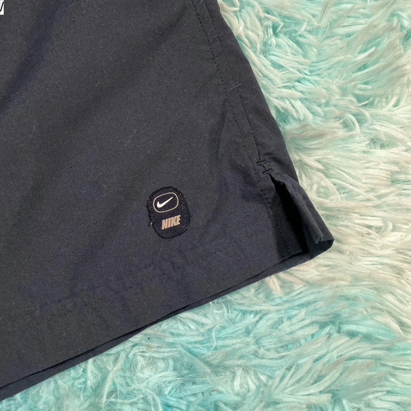 Vintage 00s Navy Nike Swim Shorts - Medium