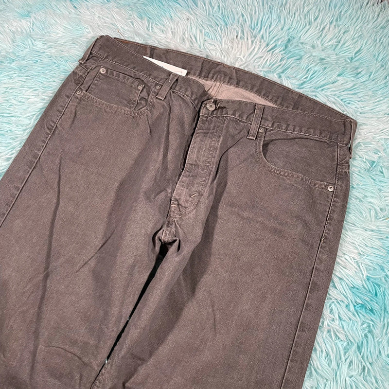 Vintage Grey Levi’s Jeans 569 Wide Leg - 38W 34L