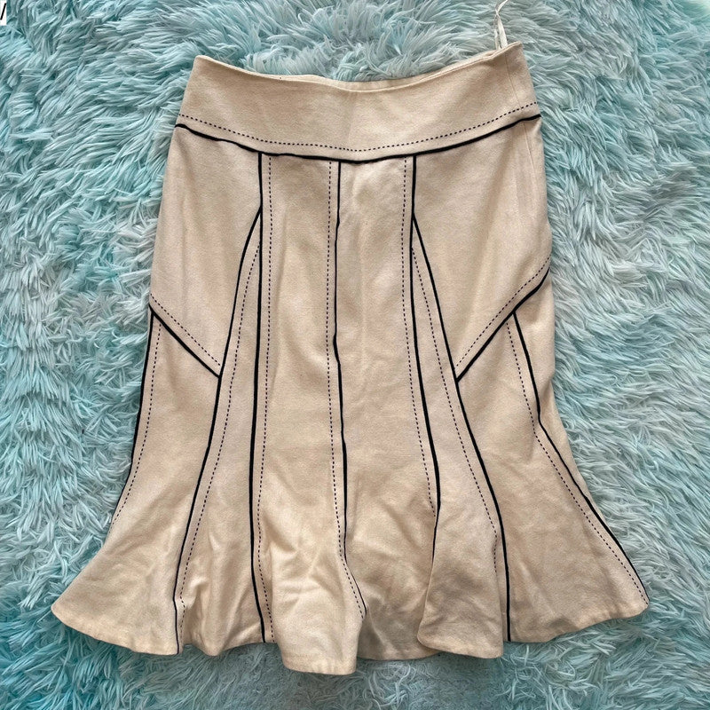 Vintage Cream Coast Wool Skirt Flared - Size 12