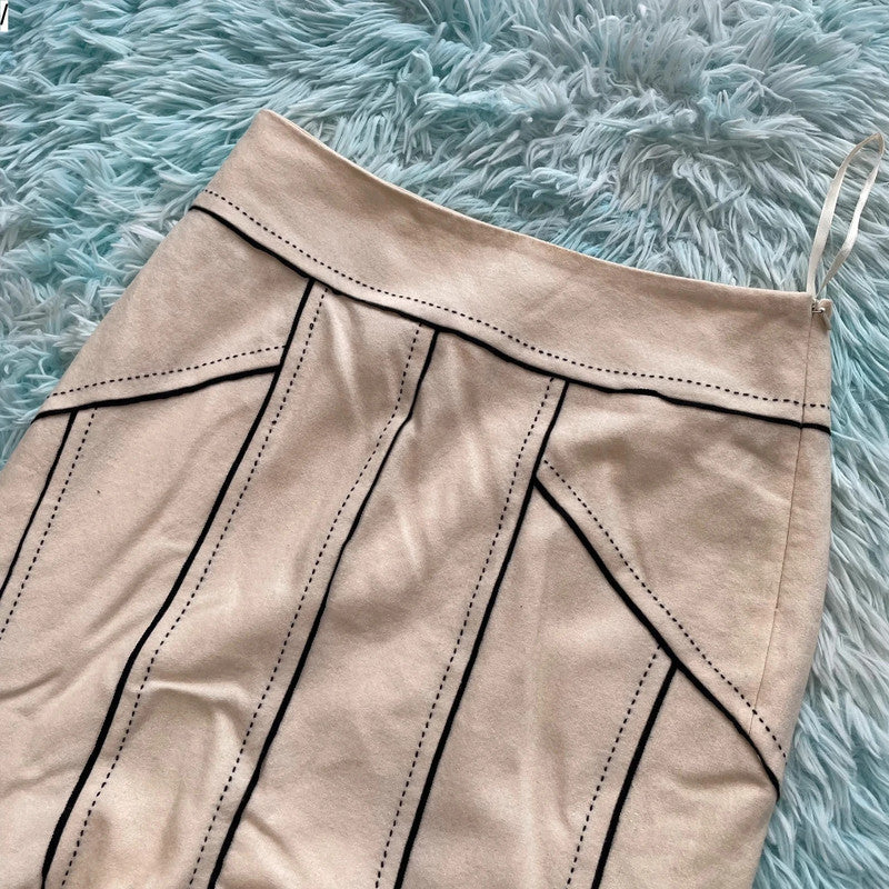 Vintage Cream Coast Wool Skirt Flared - Size 12