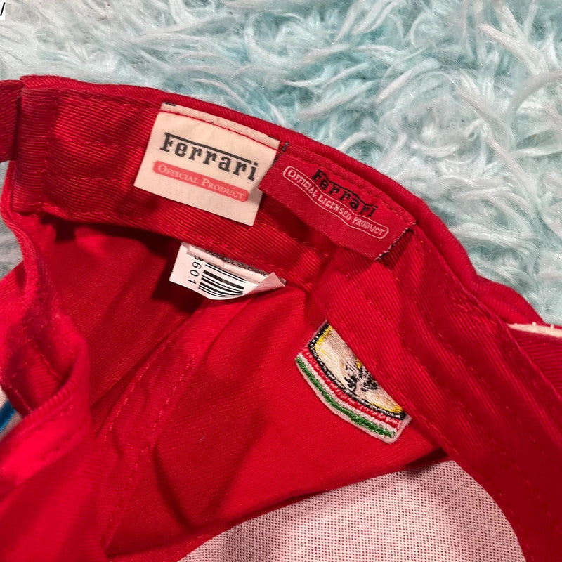 Vintage Red Ferrari Kimi Cap