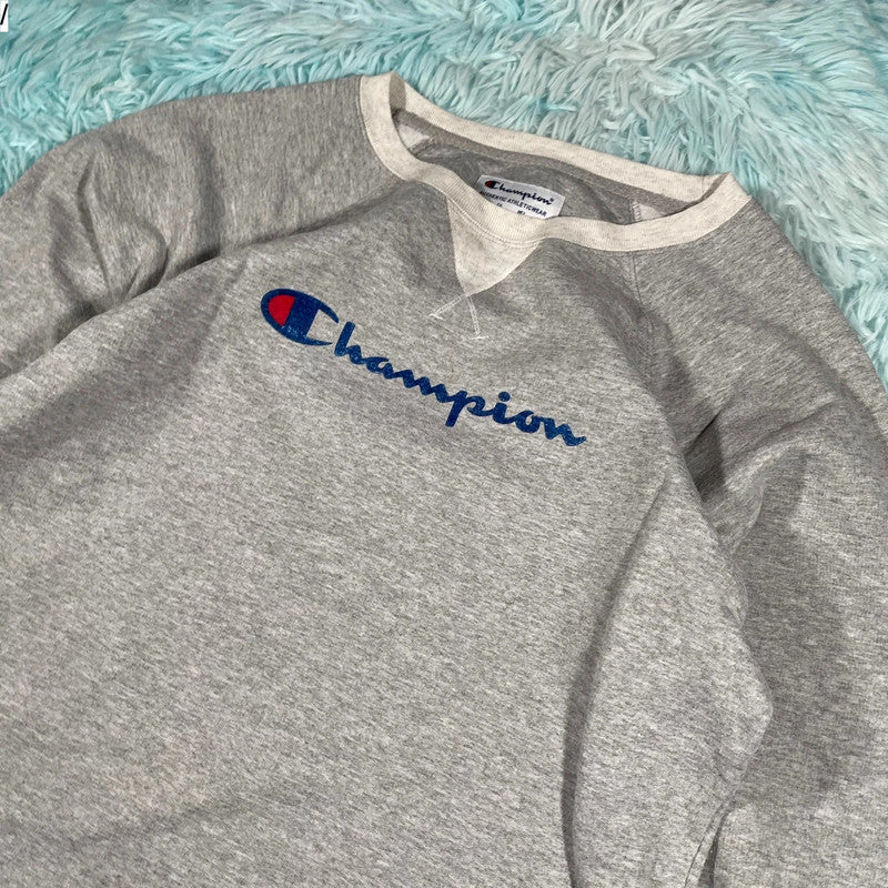 Grey Champion Baseball Sweatshirt - Large