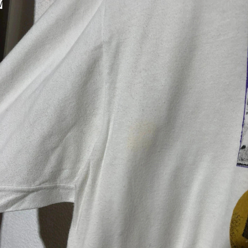 Vintage 90s White Reebok The Pump Graphic T Shirt - Small