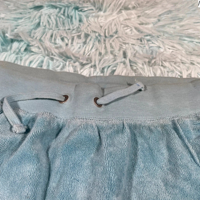 Vintage Blue Juicy Couture Velour Mini Skirt - Size 8