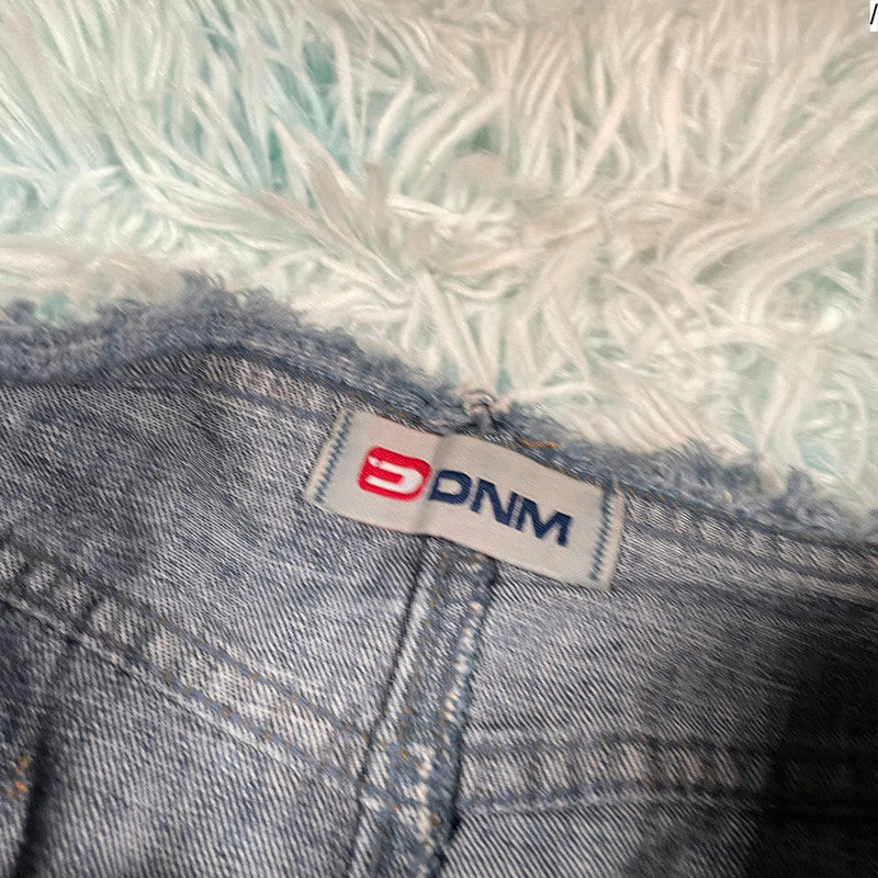 Vintage 00s Denim Skirt Pencil - Size 14