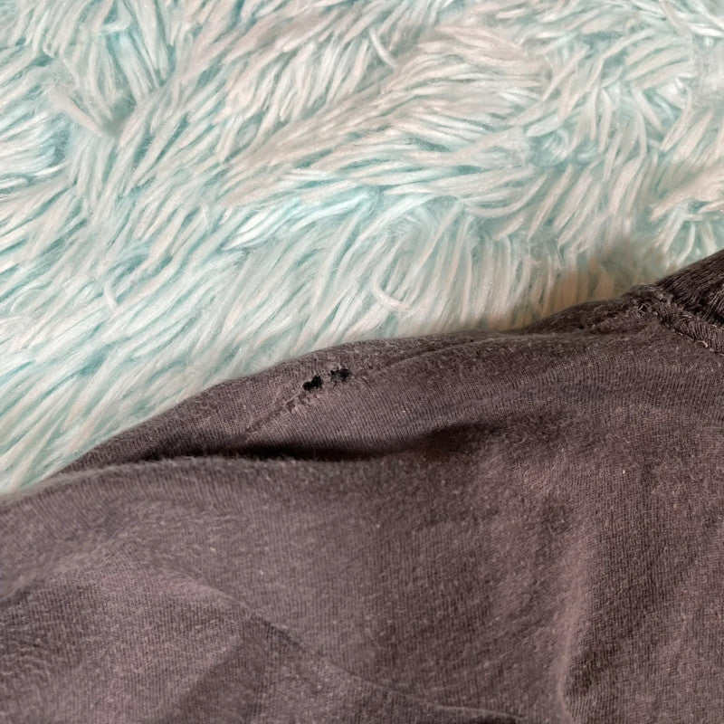 Vintage 80s Faded Grey Nike T Shirt Graphic - XL