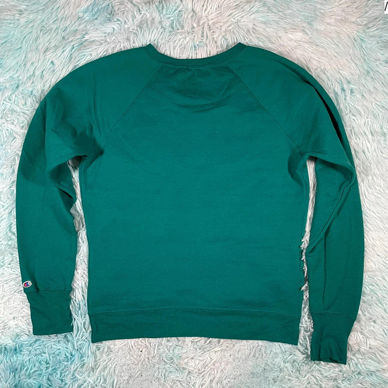 Turquoise Blue Champion Sweatshirt - Small