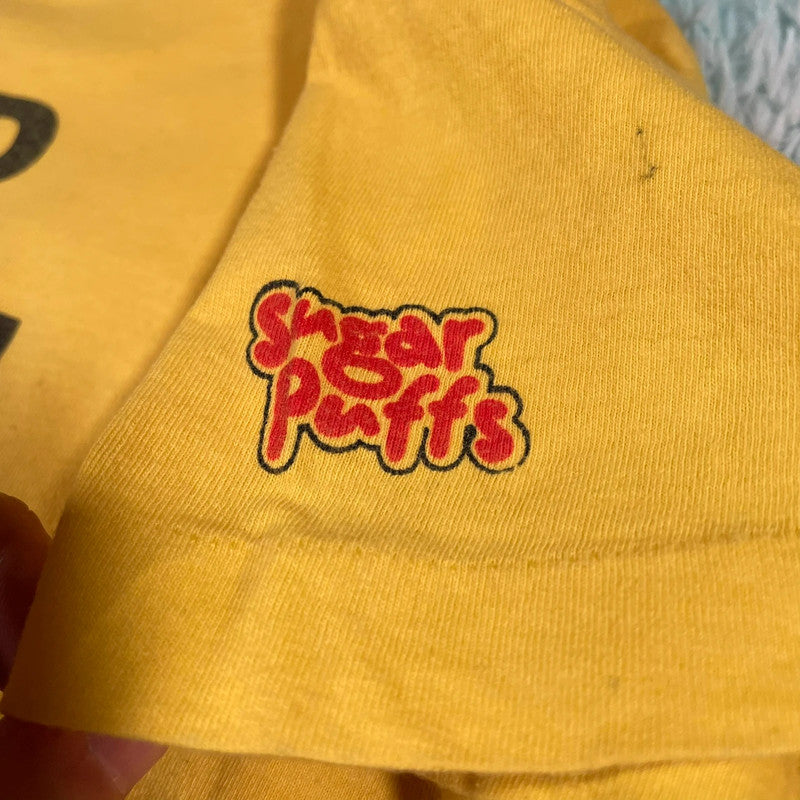 Vintage 90s Yellow Sugar Puff Promo T Shirt - Large