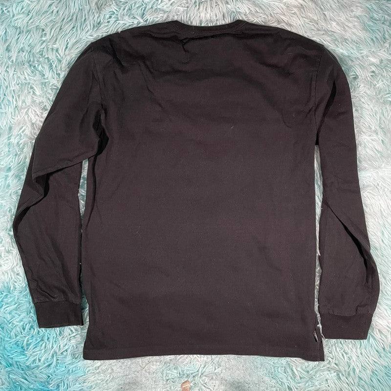 Black Vans Long Sleeve T Shirt - Medium
