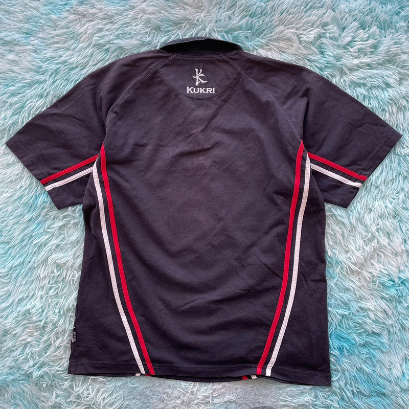 Navy Hong Kong 7s Rugby Shirt Kukri - Large