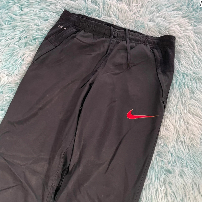 Black Nike Tracksuit Bottoms - Small