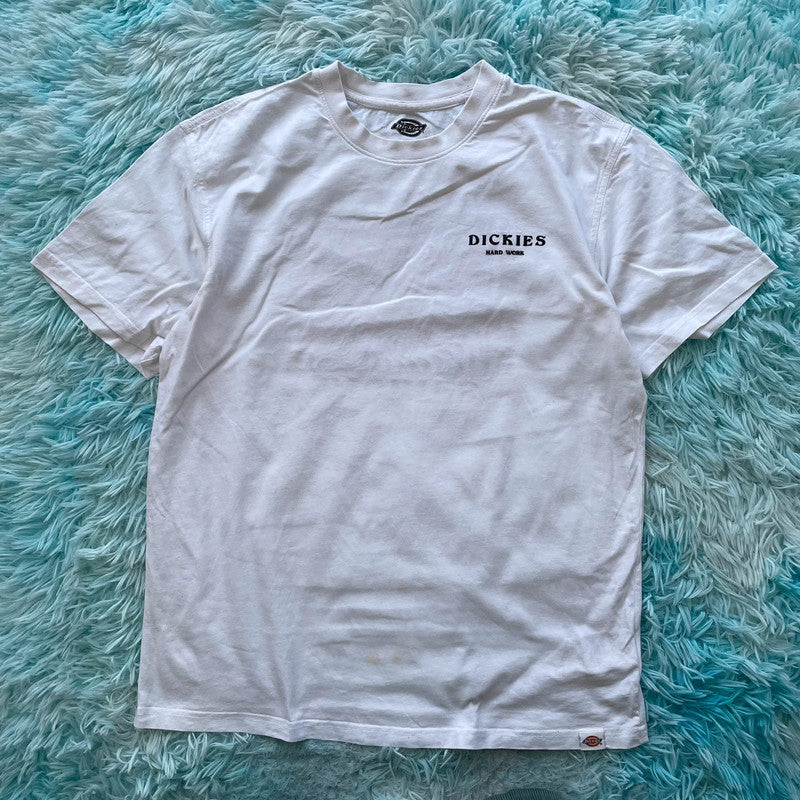 White Dickies Graphic T Shirt - Medium