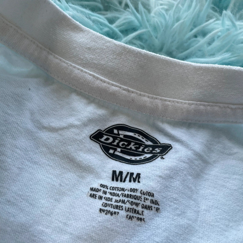White Dickies Graphic T Shirt - Medium