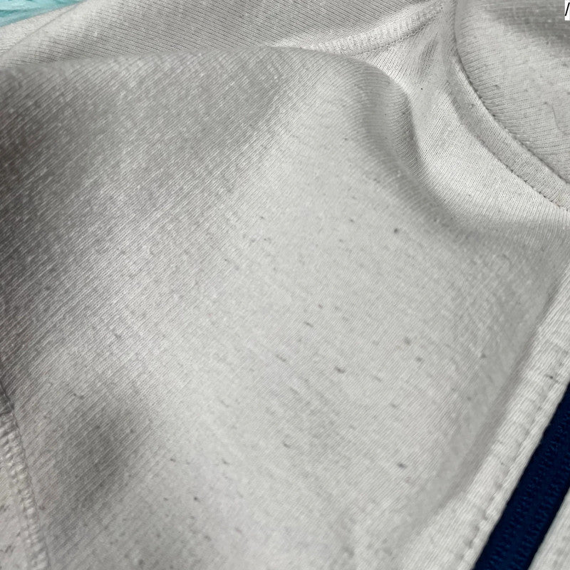 White Nike Full Zip Sweatshirt - Medium
