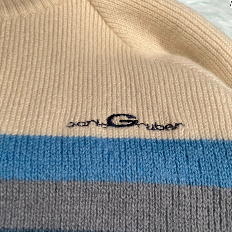 Vintage 70s Carlo Gruber Knitted Jumper - Small