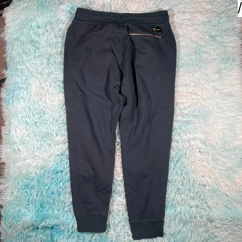 Navy Nike Jogging Bottoms - Large