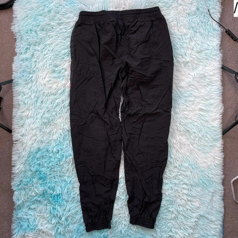 Vintage 90s Black Tracksuit Bottoms - Large