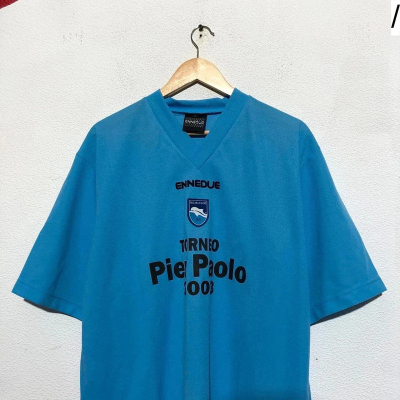 Vintage Pescara Football Shirt 2003 Training Top Ennedue - XL