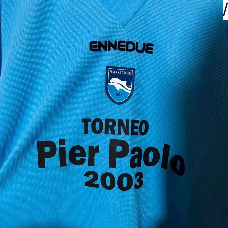 Vintage Pescara Football Shirt 2003 Training Top Ennedue - XL
